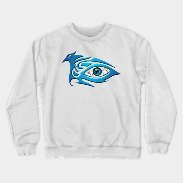 Evil eye blue Crewneck Sweatshirt by AmandaRain